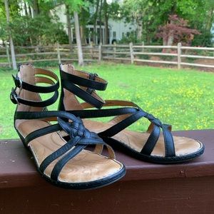 Size 7M Black Sandals by Born